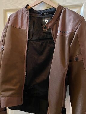 REV'IT! Men's Brown Performance Jacket — Durable Riding Shell